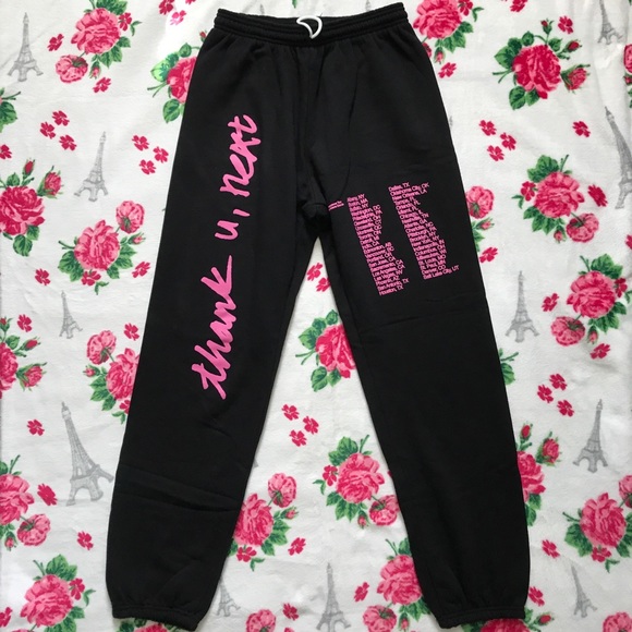 Ariana Grande Pants - Official Ariana Grande “thank u, next” Sweatpants